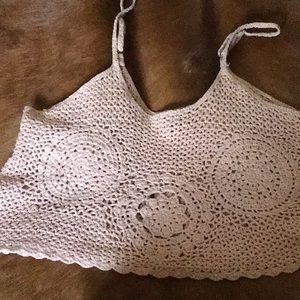 Crochet crop top